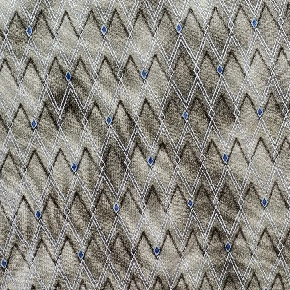 Croft & Barrow Green Silk Abstract‎ Tie Wide